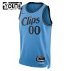 Dres Los Angeles Clippers Prilagođeni Nike 2024-25 City Edition Plava Swingman - Dječji